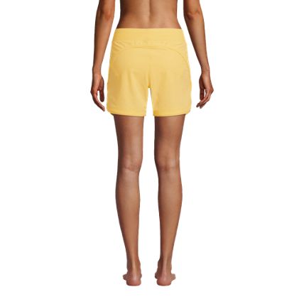 Women's Petite 5" Board Shorts with Panty - image 2