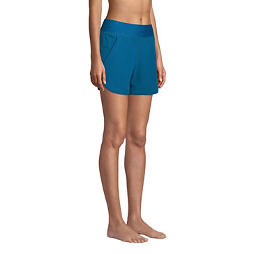 Short AquaSport Taille Confort Maillot Intégré, Femme Stature Standard image number 3