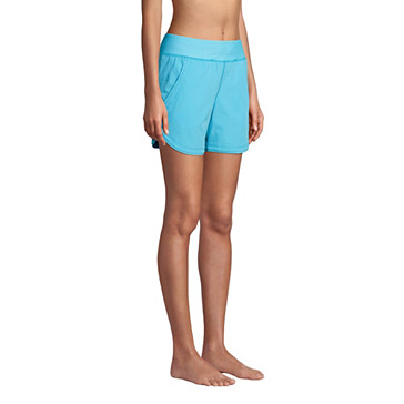 Short AquaSport Taille Confort Maillot Intégré, Femme Stature Standard image number 3