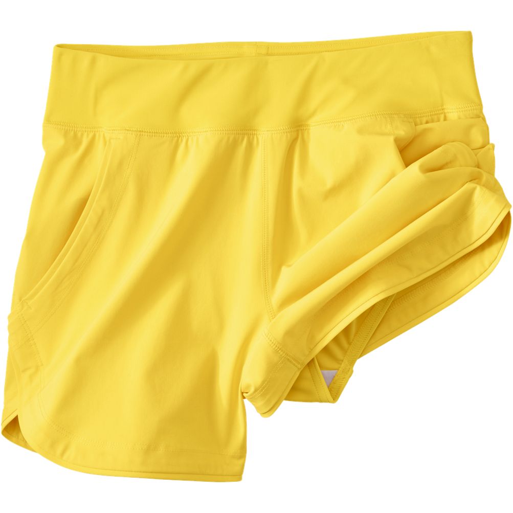 Lands' End Women's 5 Quick Dry Swim Shorts with Panty - 18 - Primrose  Yellow