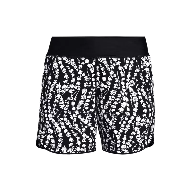 Women's Plus Size SunShade UPF 50 5" Board Shorts with Panty, Front