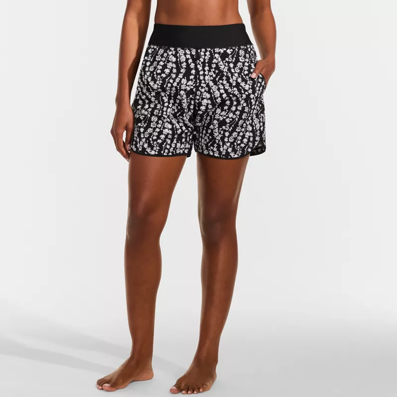 Women's SunShade UPF 50 5" Board Shorts with Panty, Front