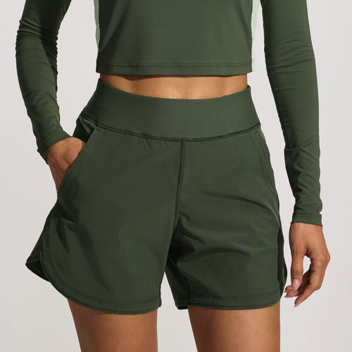 Women's SunShade UPF 50 5" Board Shorts with Panty, Front
