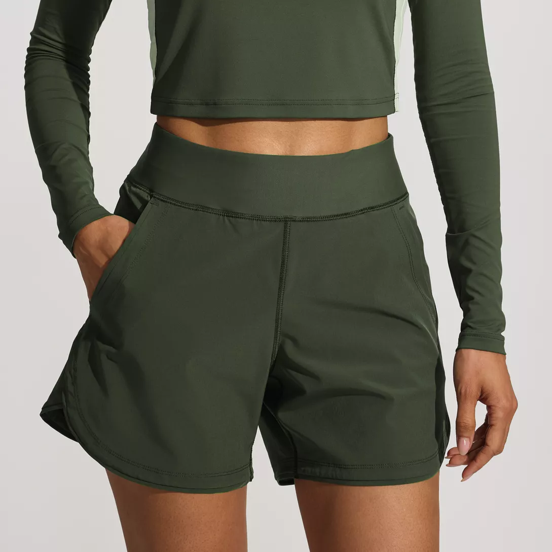 Women's 5" Quick Dry Swim Shorts with Panty