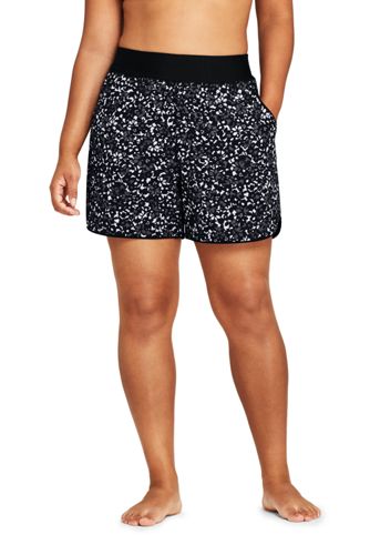 plus size swim shorts with built in panty