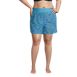 Women's Plus Size 5" Quick Dry Elastic Waist Board Shorts Swim Cover-up Shorts with Panty Print, Front