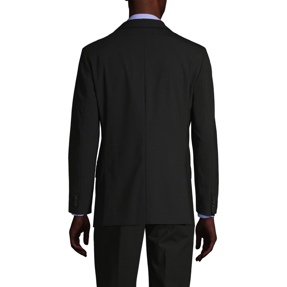 フォーマル・ドレス・スーツ MOUN TEN. washable wool jacket moss 110 Allen Black S110s Wool Suit Jacket - Custom Fit Tailored