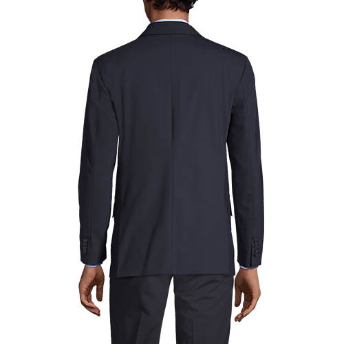 School Uniform Men's Washable Wool 2 Button Tailored Fit Suit Jacket - Secondary