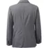 Men's Washable Wool 2 Button Tailored Fit Suit Jacket, Back
