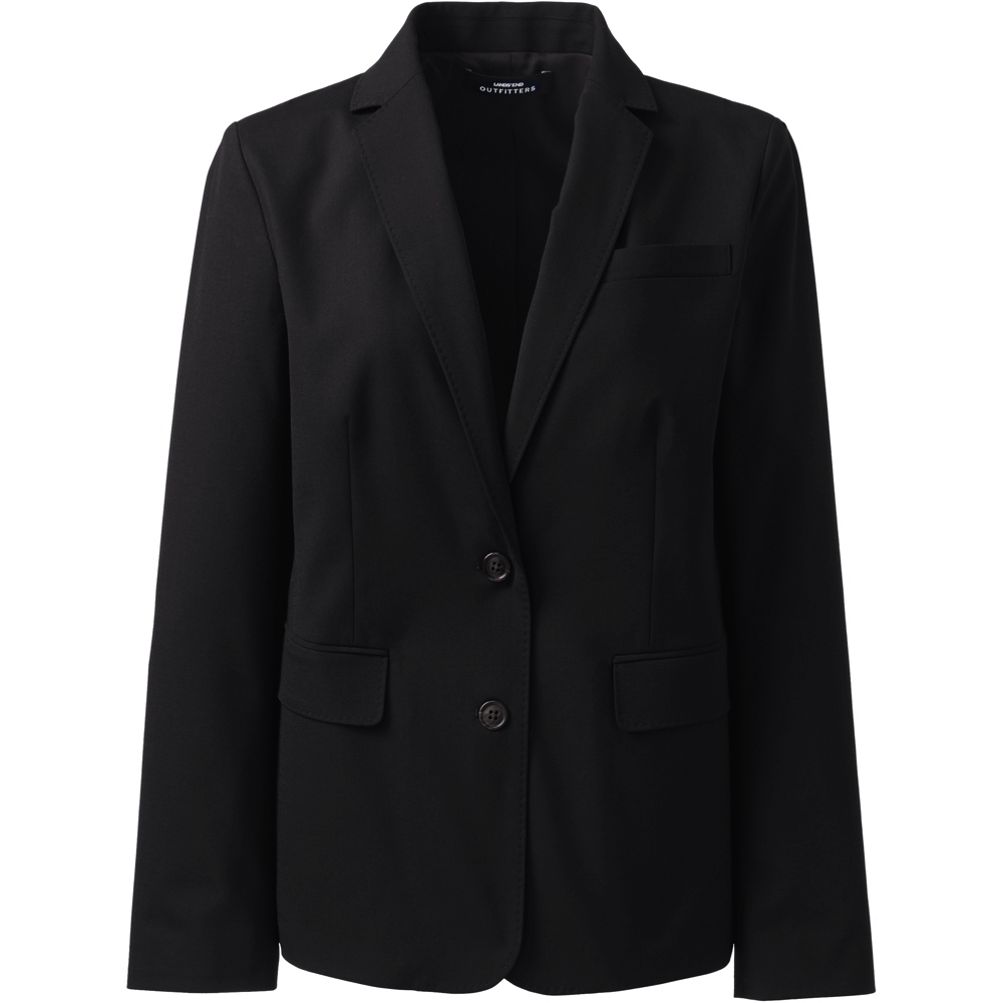 Wool Two-Button Blazer