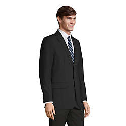 Men's Washable Wool 2 Button Traditional Fit Suit Jacket, alternative image