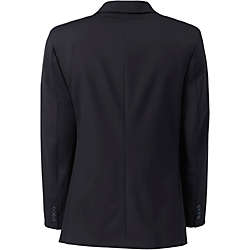 Men's Big Washable Wool 2 Button Traditional Fit Suit Jacket, Back