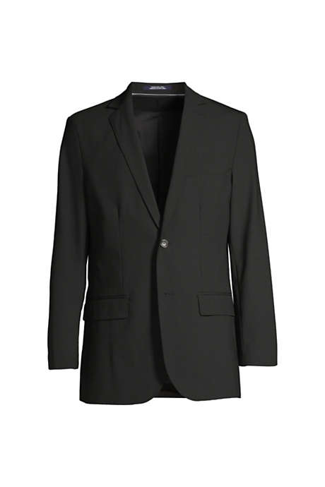 Men's Washable Wool 2 Button Traditional Fit Suit Jacket