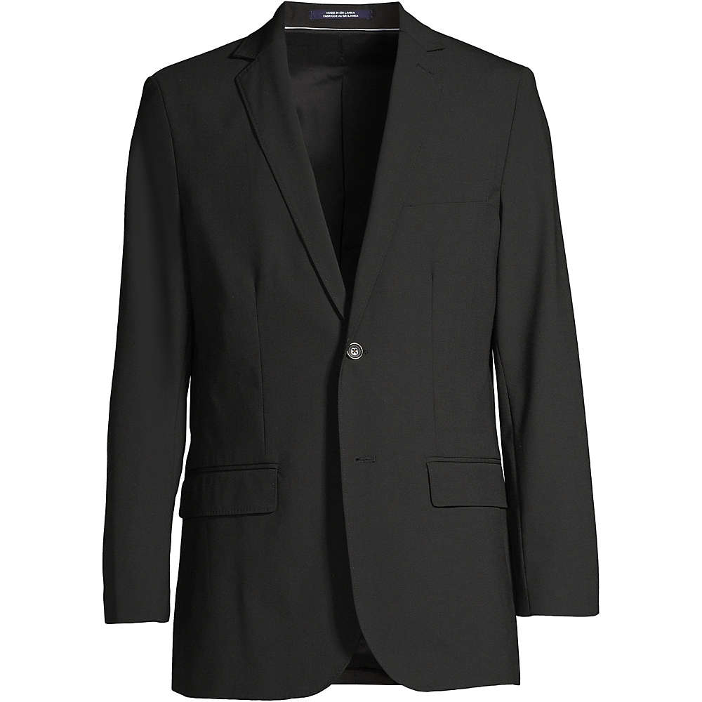 Lands' End Men's Big Washable Wool 2 Button Traditional Fit Suit Jacket
