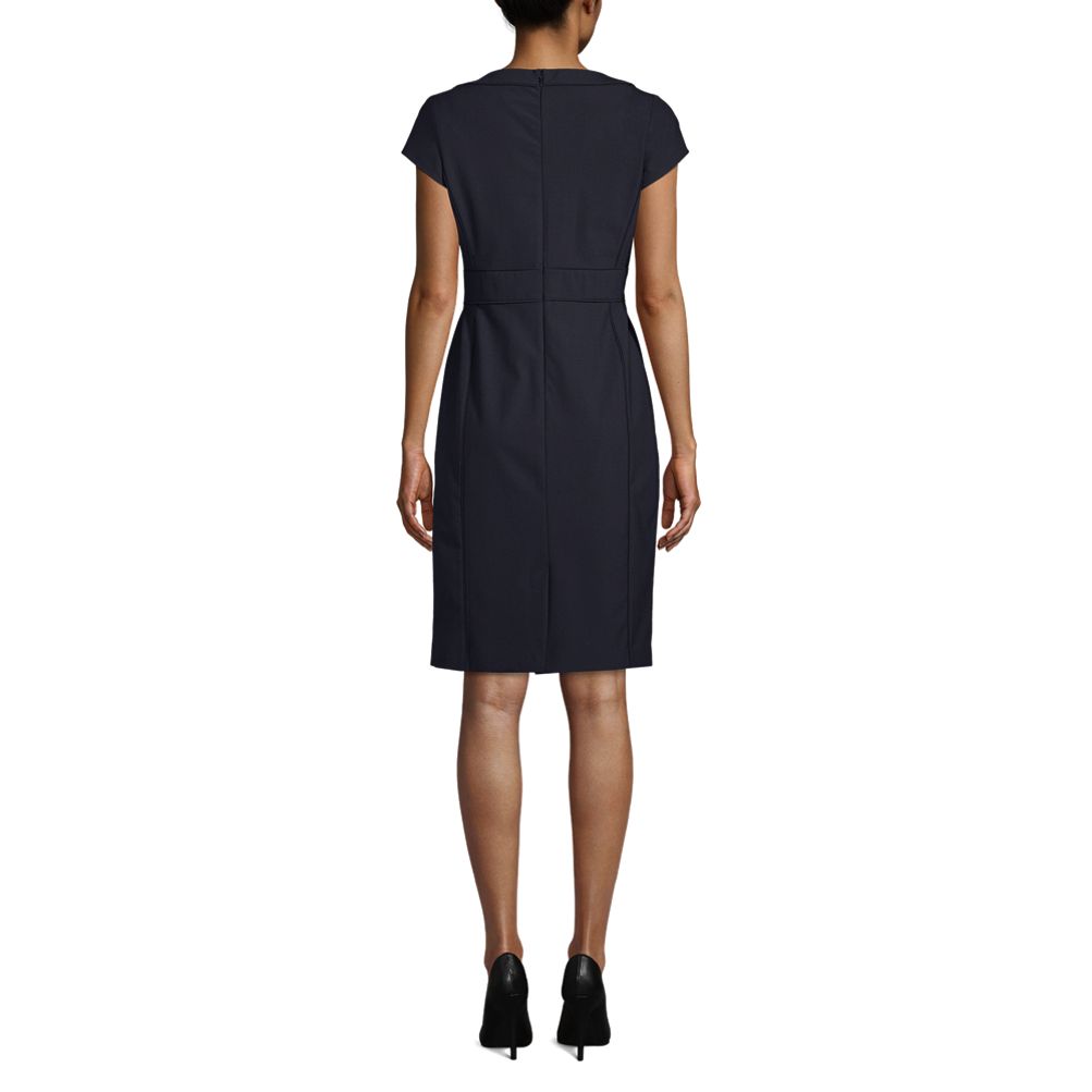 Lands end ponte outlet sheath dress