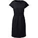 Women's Plus Size Washable Wool Piped Sheath Dress, Front