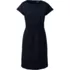School Uniform Women's Washable Wool Piped Sheath Dress, Front