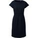 Women's Petite Washable Wool Piped Sheath Dress, Front