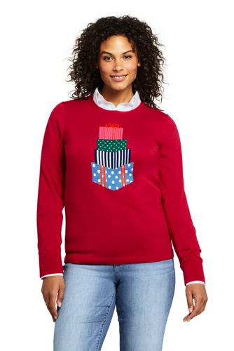 lands end christmas sweater