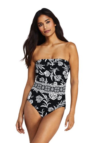 Shape Badeanzug Bandeau Gemustert Perfect Suit Lands End