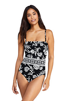 Women's Print Bandeau Perfect Swimsuit