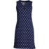 Women's Cotton Jersey Sleeveless Swim Cover-up Dress Print, Front