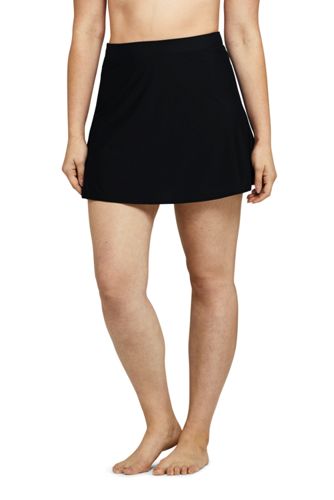 lands end swim mini skirt