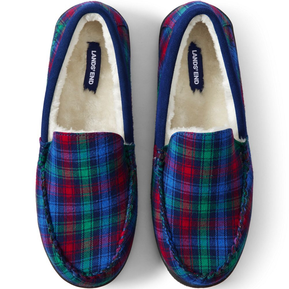 Mens hot sale tartan slippers