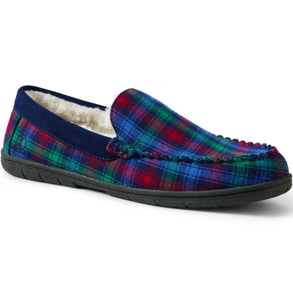 Plaid slippers mens hot sale