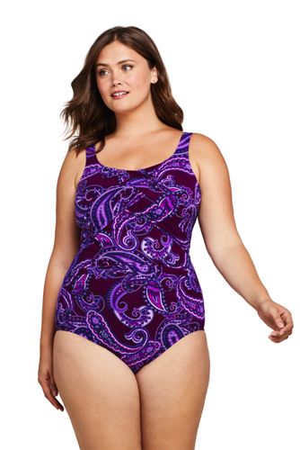 women's plus size chlorine resistant swimwear