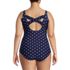 Women's Plus Size Long Slender Suit Carmela One Piece Swimsuit, Back