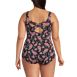 Women's Plus Size SlenderSuit Carmela Tummy Control Chlorine Resistant Scoop Neck One Piece Swimsuit, Back