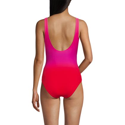 Women's Petite Slender Suit Wrap One Piece Swimsuit - image 5
