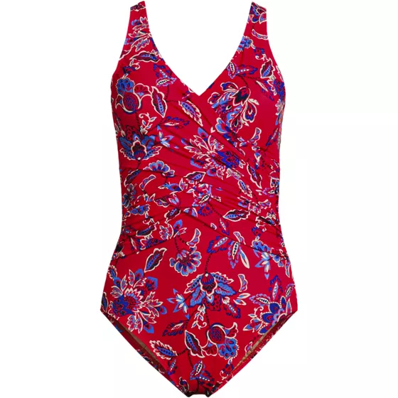 Women's New SlenderSuit Wrap One Piece Swimsuit - primary