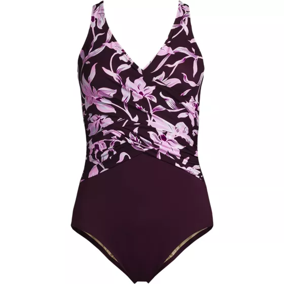 Women's New SlenderSuit Wrap One Piece Swimsuit - primary