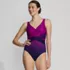 Women's SlenderSuit Wrap One Piece Swimsuit, Front