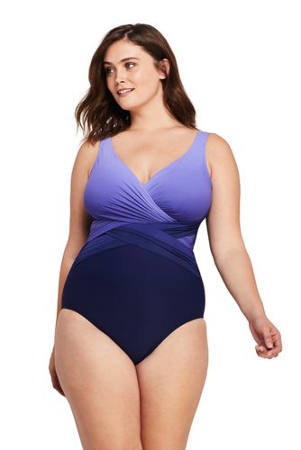 lands end plus size swimwear