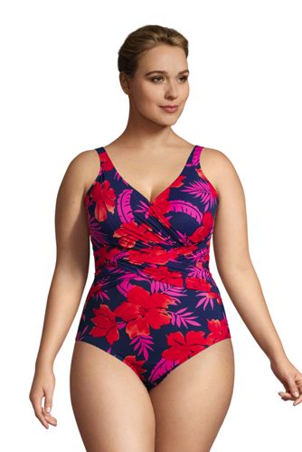 plus size swimdress with tummy control
