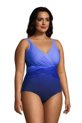 plus size bathing suits with tummy control