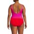 Women's Plus Size SlenderSuit Wrap One Piece Swimsuit, Back