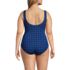 Women's Plus Size SlenderSuit Wrap One Piece Swimsuit, Back