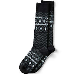 Men's Pattern Boot Socks, Front