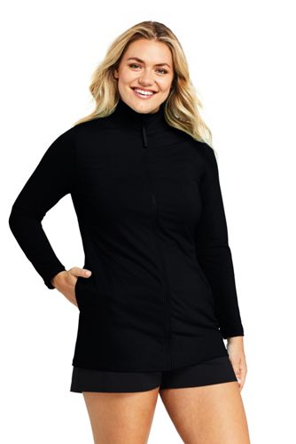 lands end plus size rash guard