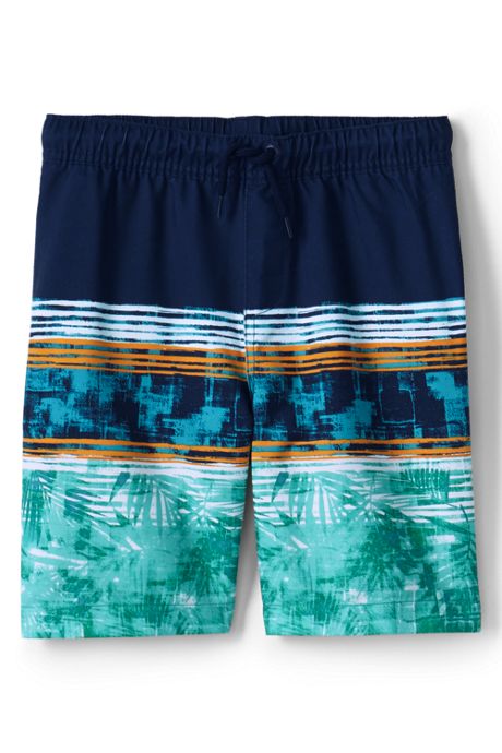 Snow Land Tree Sun Painting Athletic Mens Shorts Beach Swim Trunk Summer