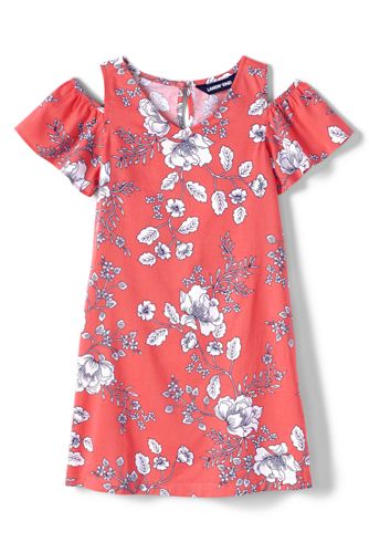 little girl cold shoulder dress