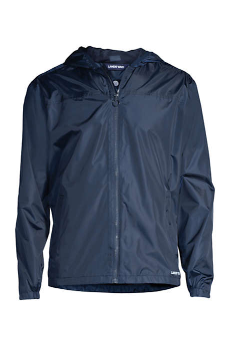 Men's Waterproof Packable Windbreaker Jacket