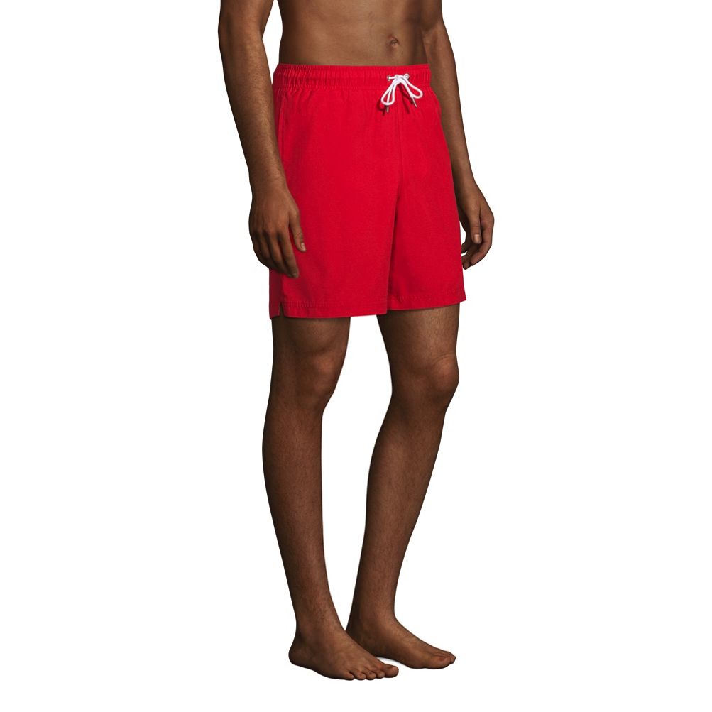 Lands' End Boys Printed Volley Swim Trunks 