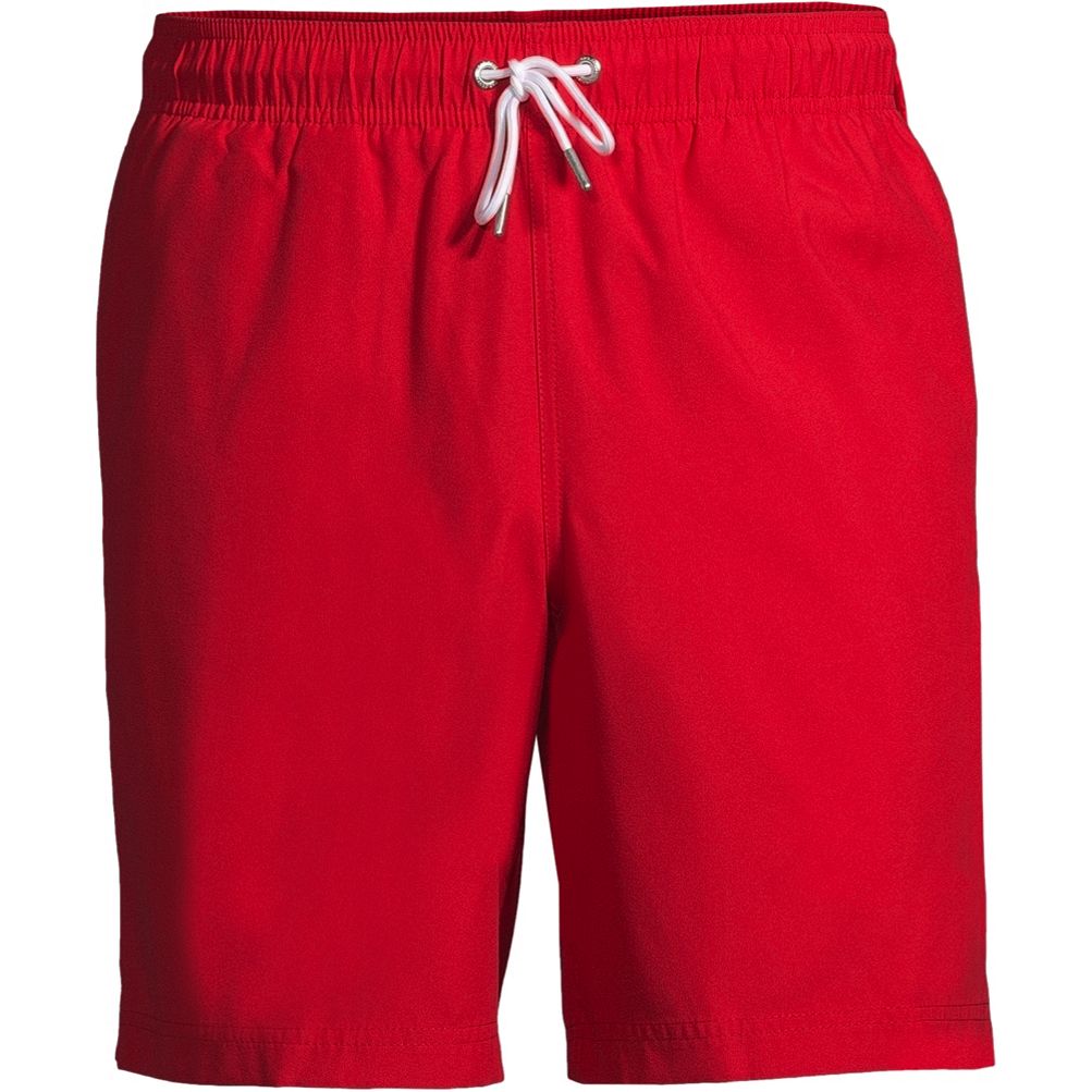 Lands' End Boys Printed Volley Swim Trunks 