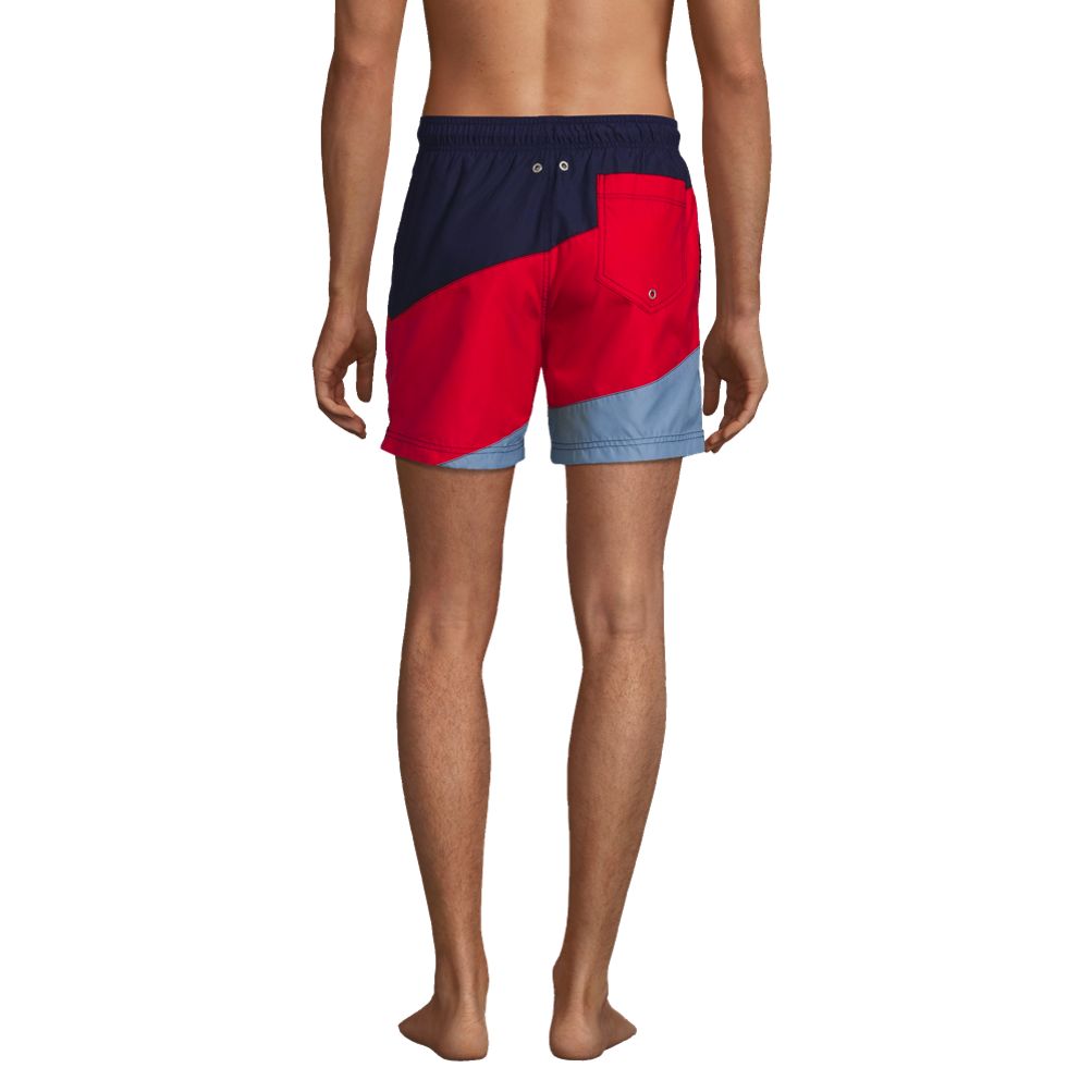 Lands' End Boys Printed Volley Swim Trunks 