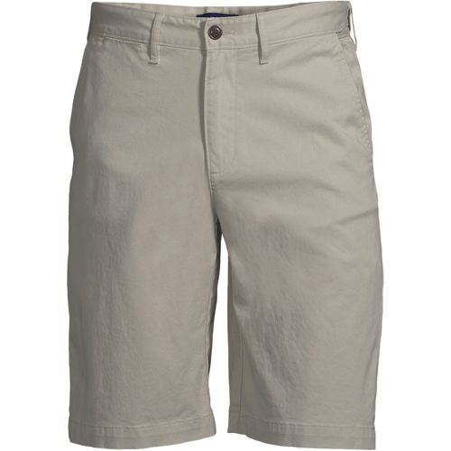 Men's Traditional Fit Pleated 9 No Iron Chino Shorts